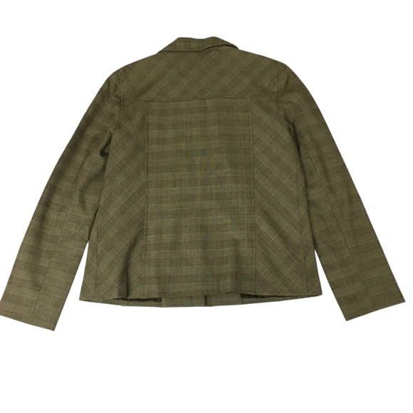 RAFAEL Sport Brown Plaid Jacket - Women’s Small - NWT - Picture 10 of 16